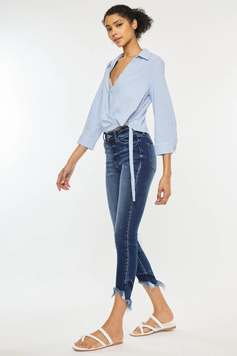 Dana High Rise Ankle Skinny Jeans