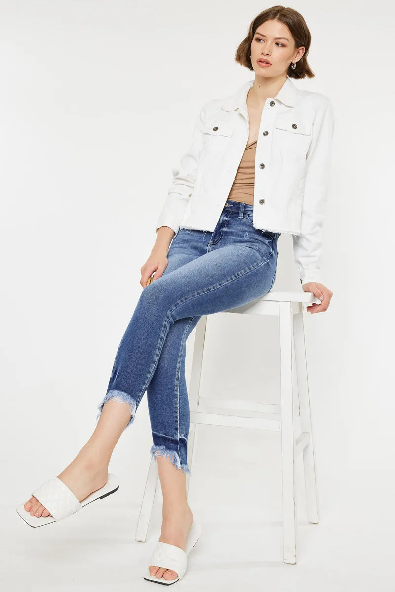 Dana High Rise Ankle Skinny Jeans