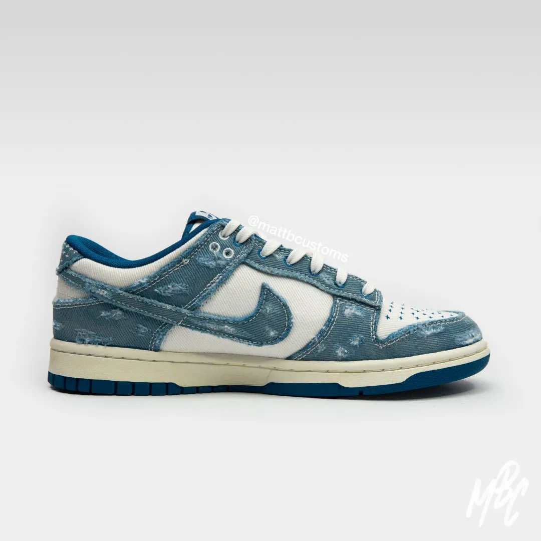 Distressed Denim - Dunk Low Custom