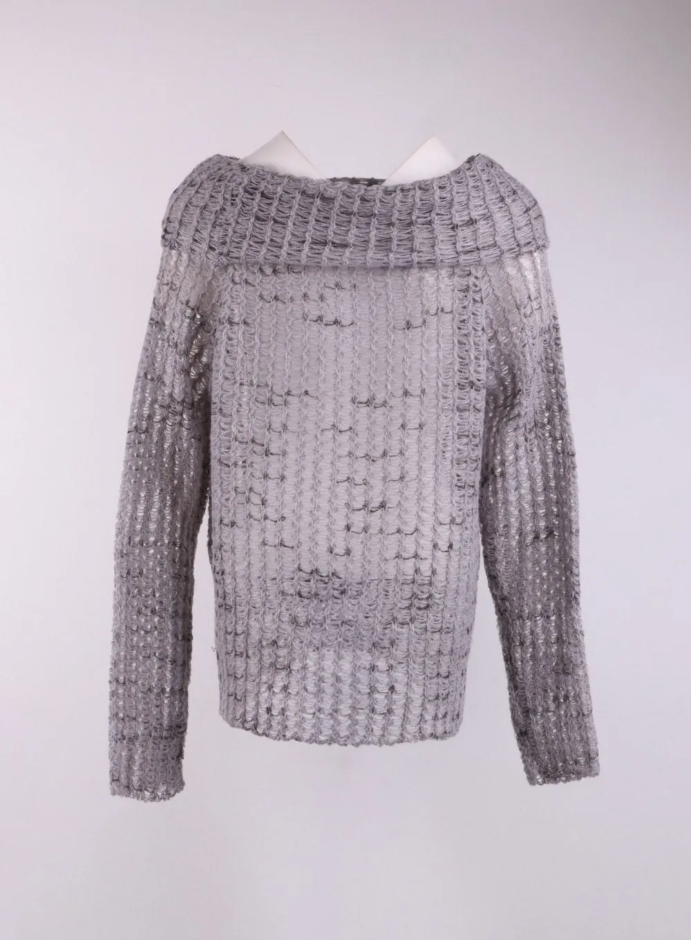 Distressed Knit Sweater CF401