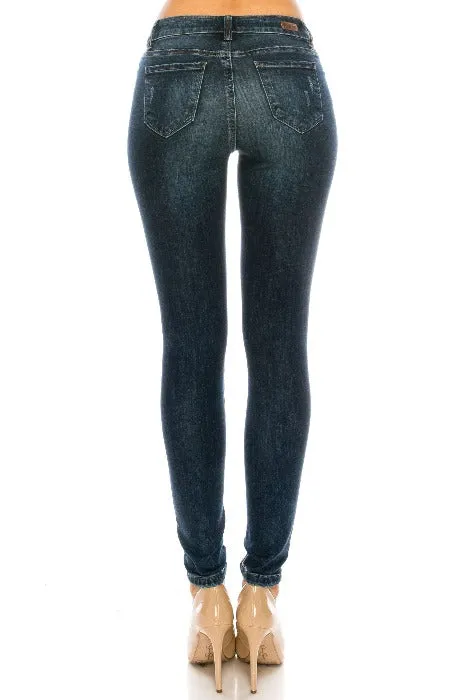 Distressed Mid Skinny Jeans - EP3092