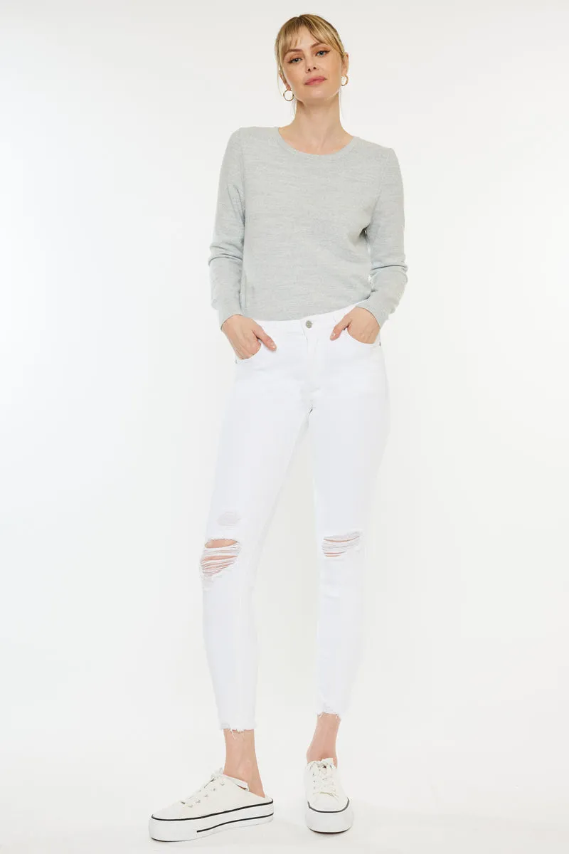 Electra Mid Rise Ankle Skinny Jeans