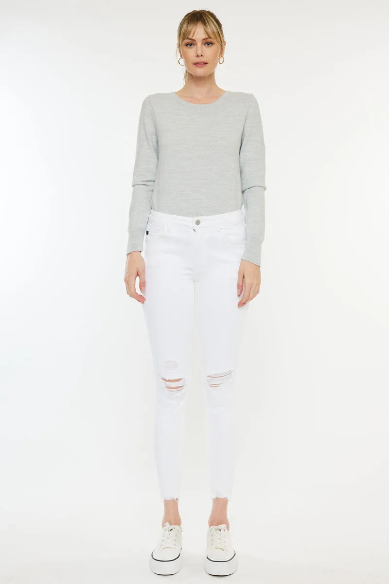 Electra Mid Rise Ankle Skinny Jeans