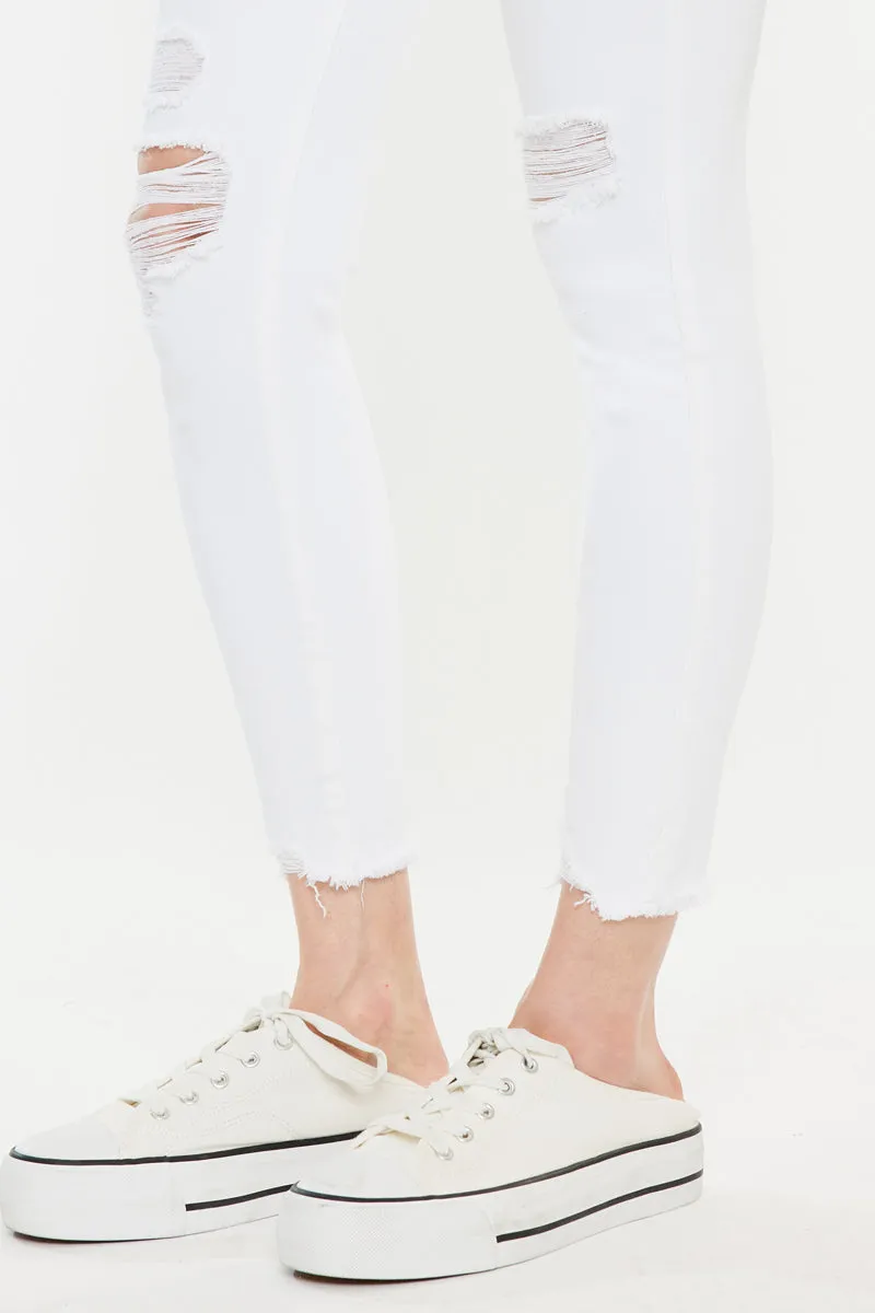 Electra Mid Rise Ankle Skinny Jeans