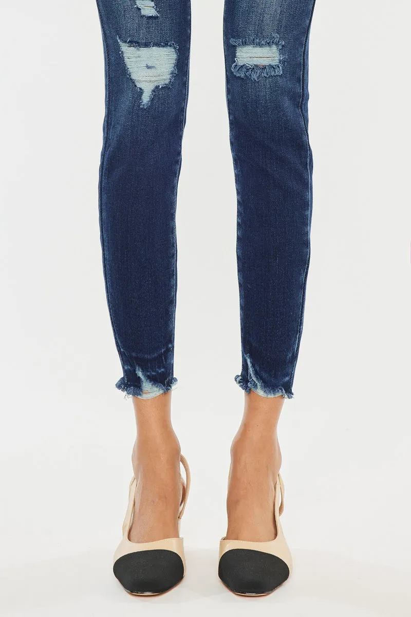 Electra Mid Rise Ankle Skinny Jeans