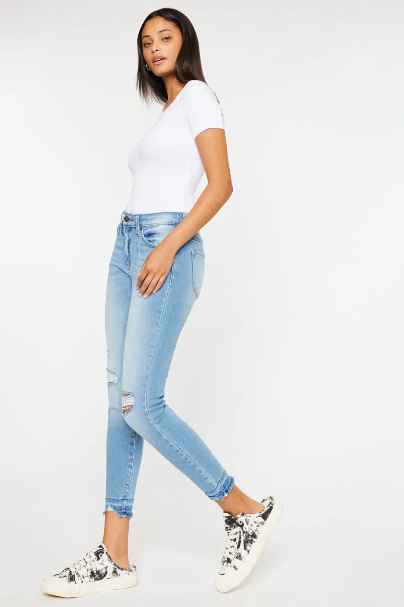 Electra Mid Rise Ankle Skinny Jeans