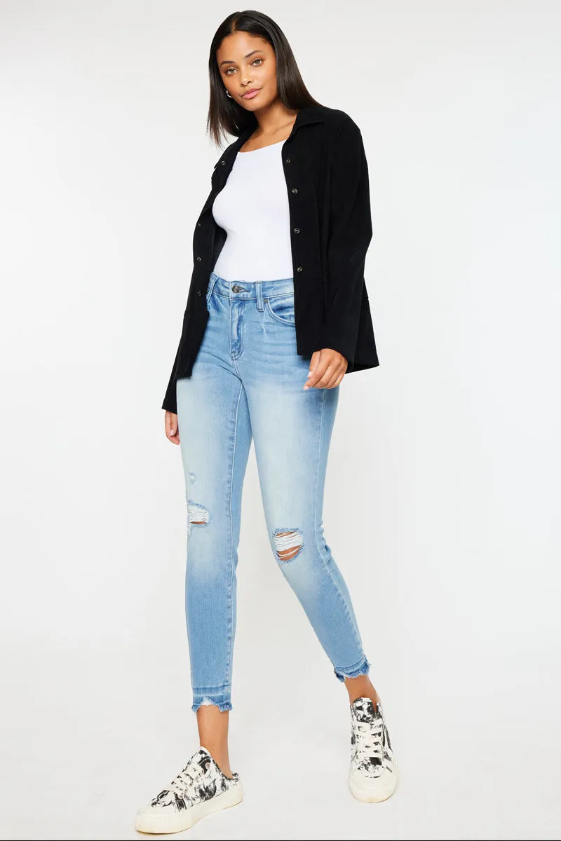 Electra Mid Rise Ankle Skinny Jeans