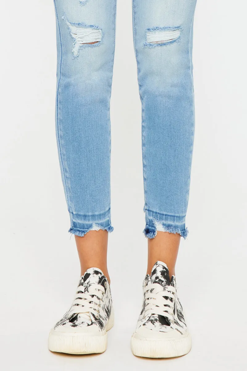 Electra Mid Rise Ankle Skinny Jeans