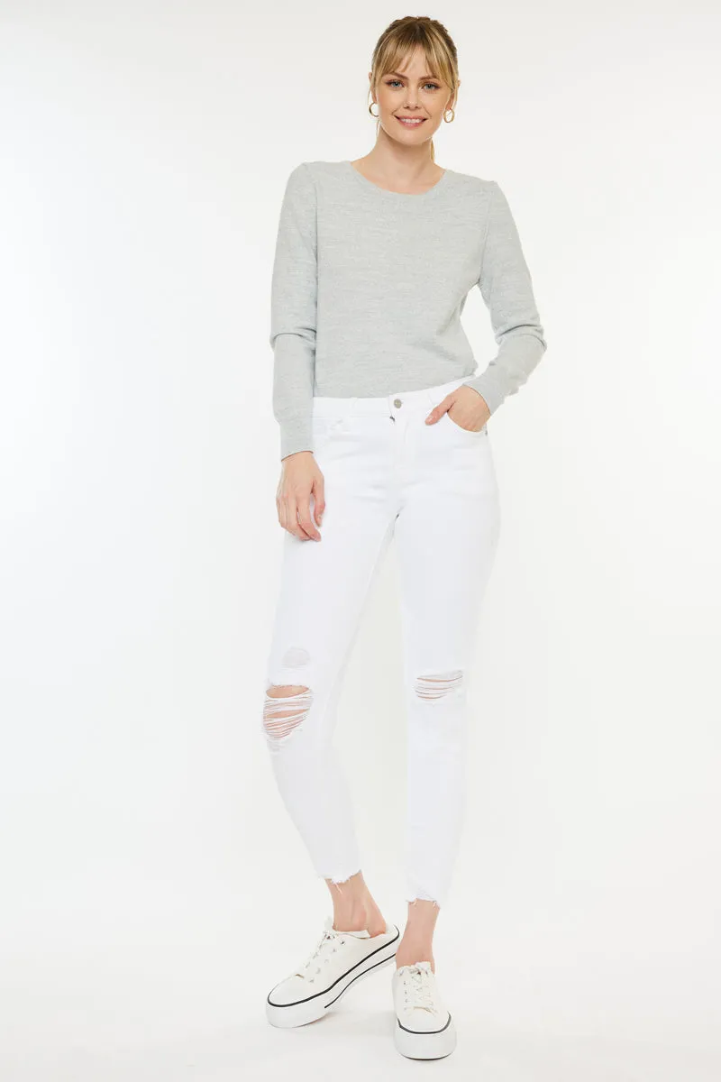 Electra Mid Rise Ankle Skinny Jeans