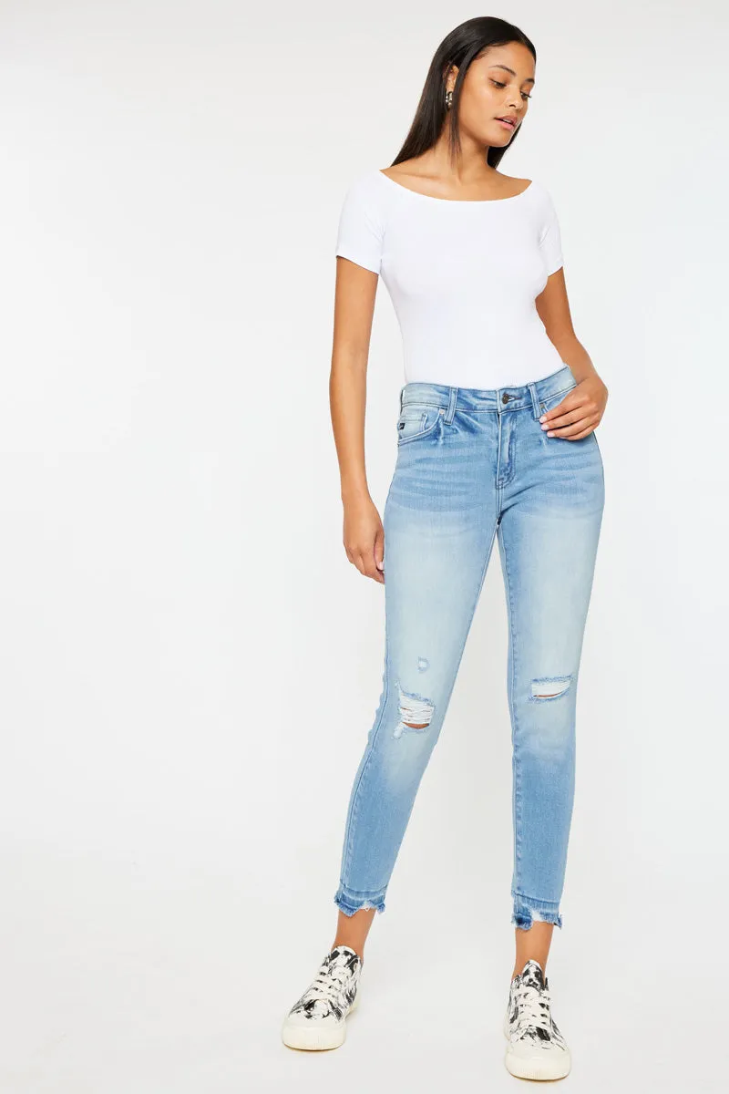 Electra Mid Rise Ankle Skinny Jeans