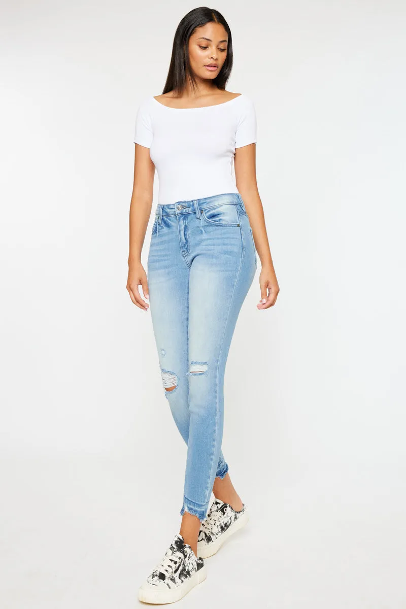 Electra Mid Rise Ankle Skinny Jeans