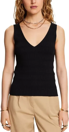 Esprit Cotton Tank | Black