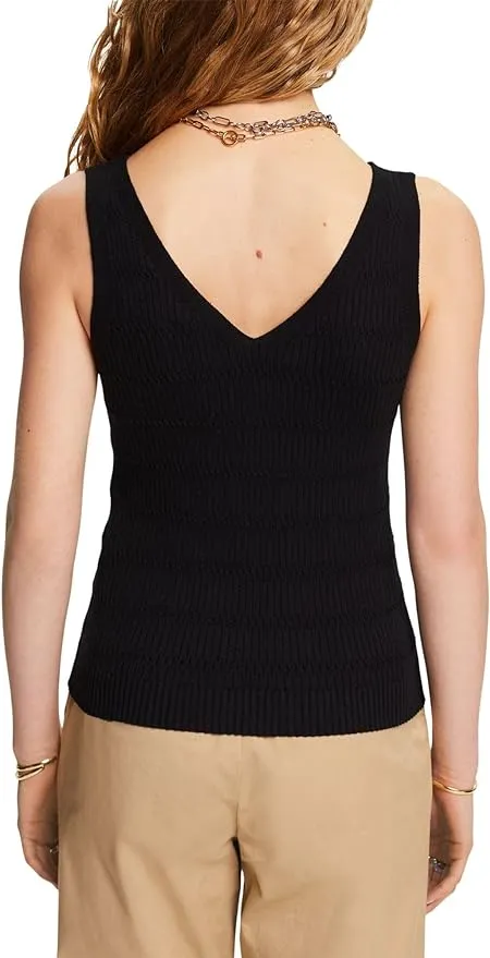 Esprit Cotton Tank | Black