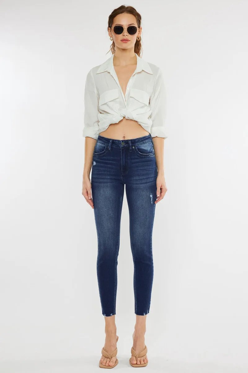 Evangeline High Rise Ankle Skinny Jeans