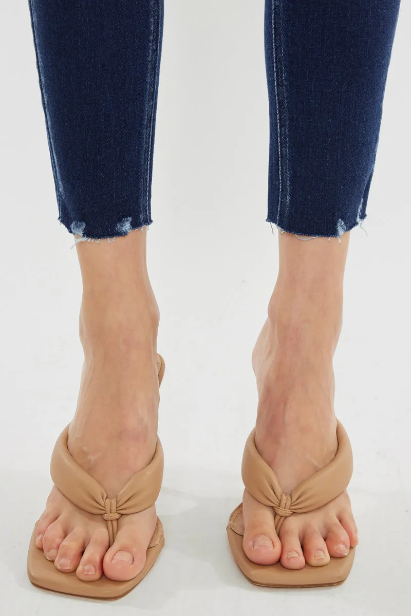 Evangeline High Rise Ankle Skinny Jeans