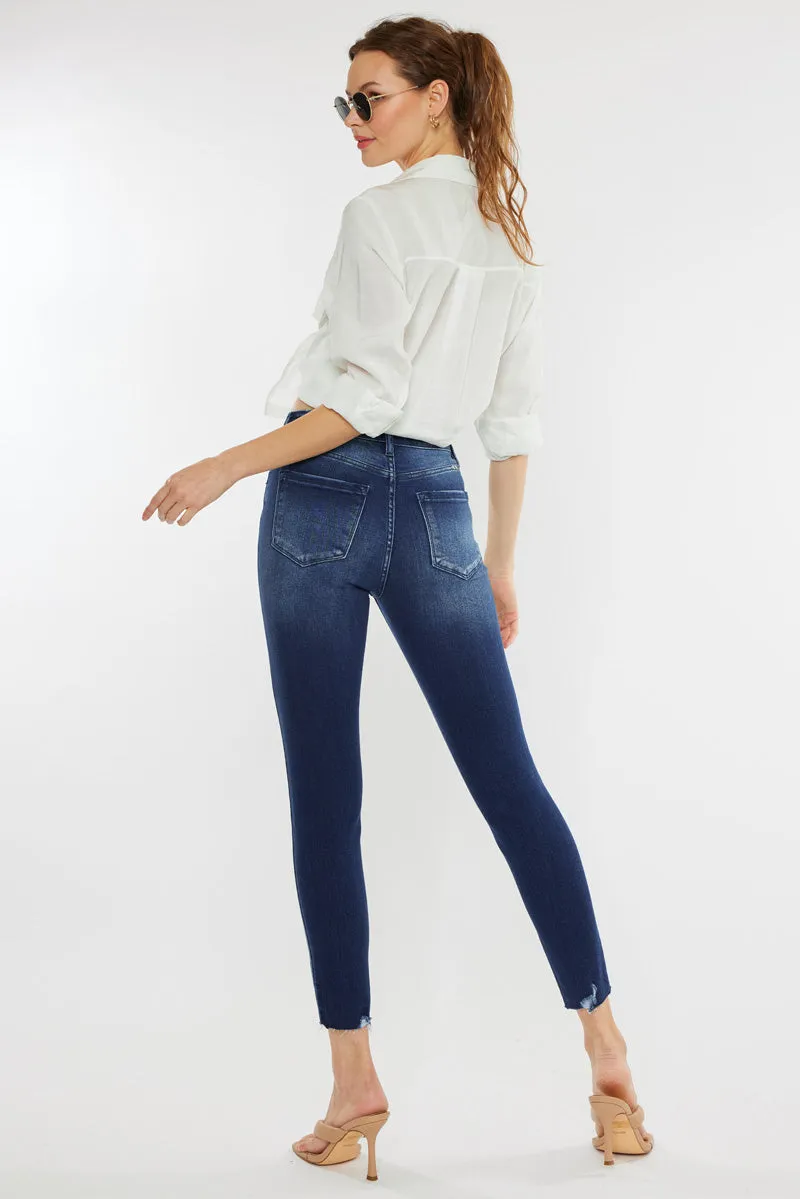 Evangeline High Rise Ankle Skinny Jeans