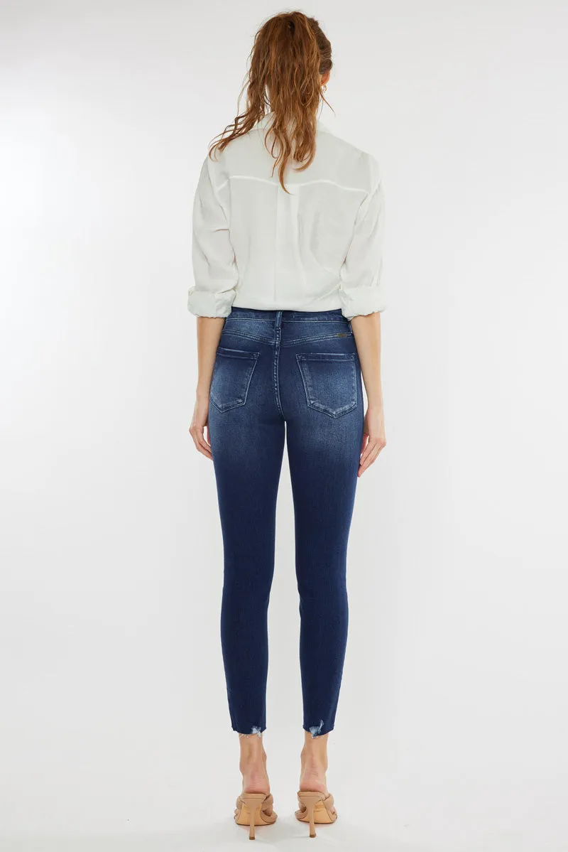 Evangeline High Rise Ankle Skinny Jeans