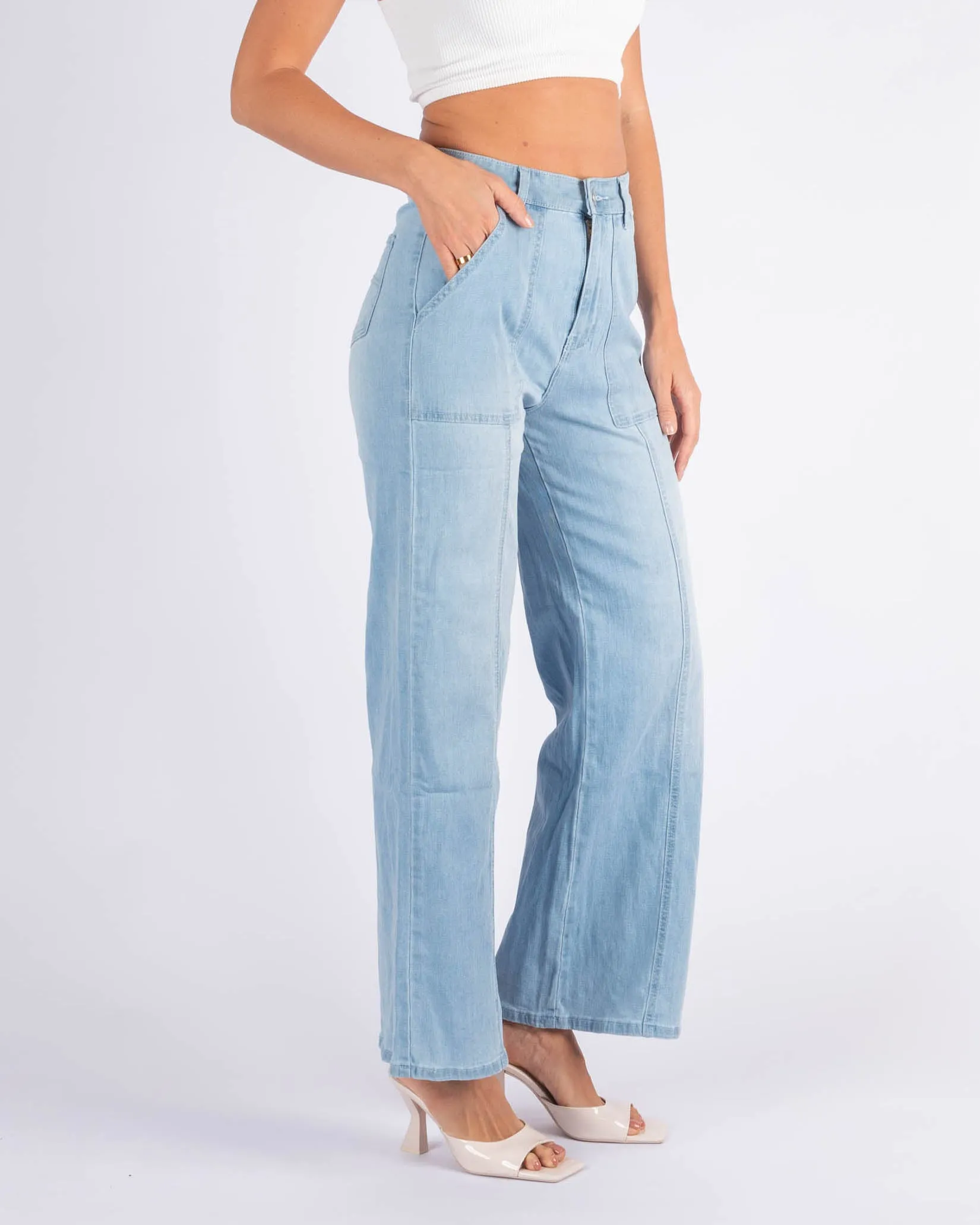 Evie Wide Leg Jeans