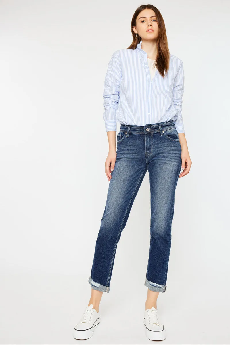 Filana Mid Rise Boyfriend Jeans