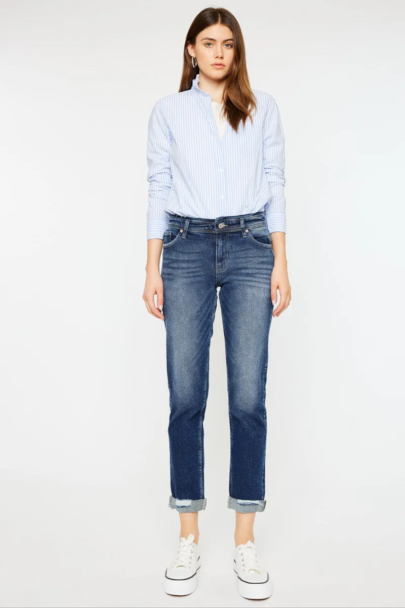 Filana Mid Rise Boyfriend Jeans