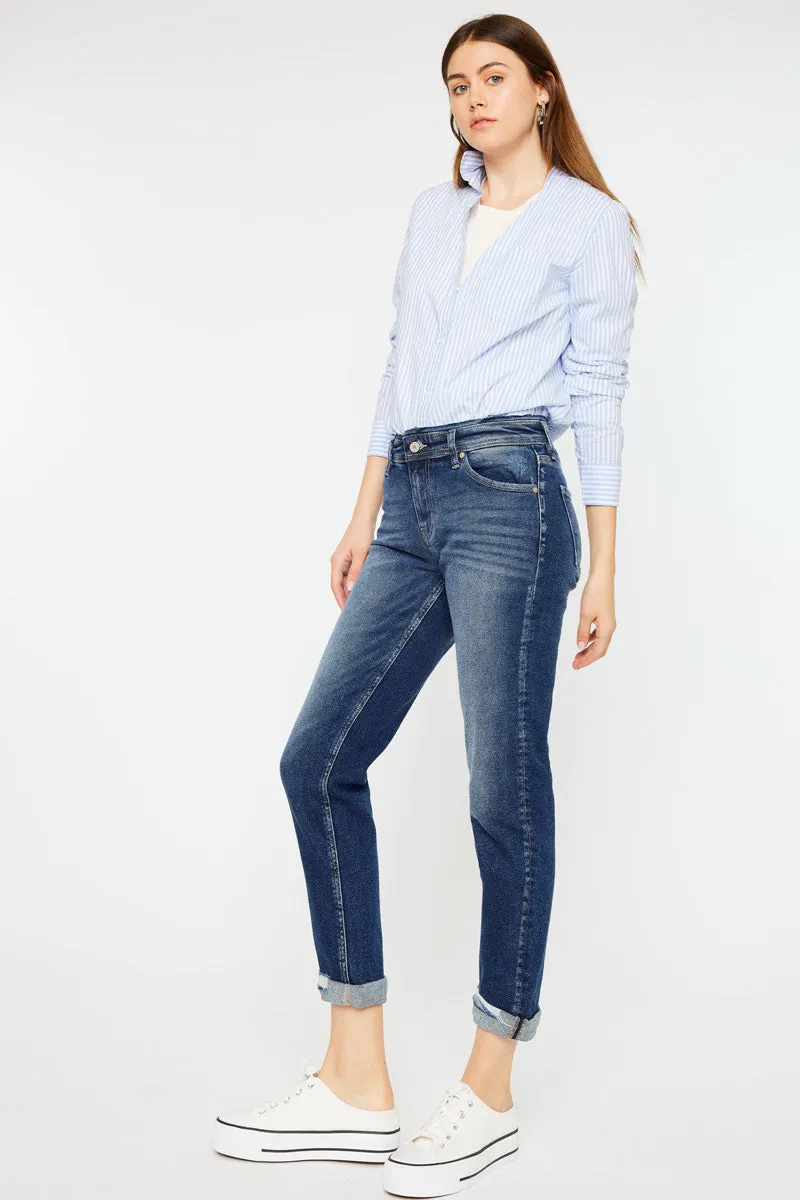 Filana Mid Rise Boyfriend Jeans