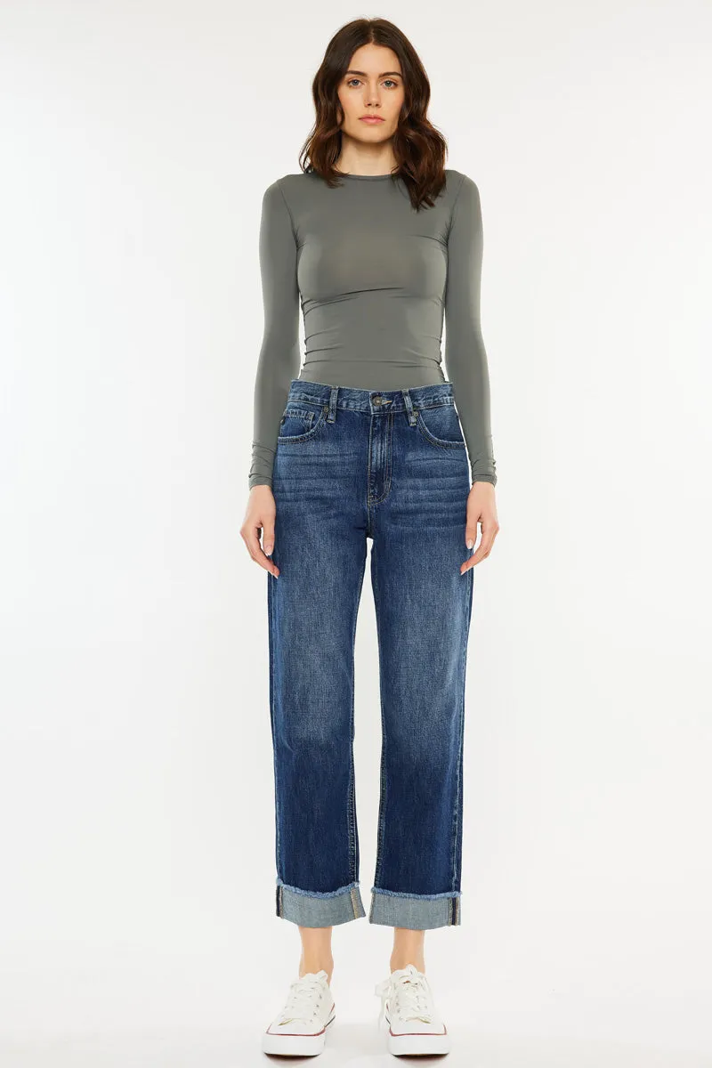 Finley High Rise Straight Leg Jeans