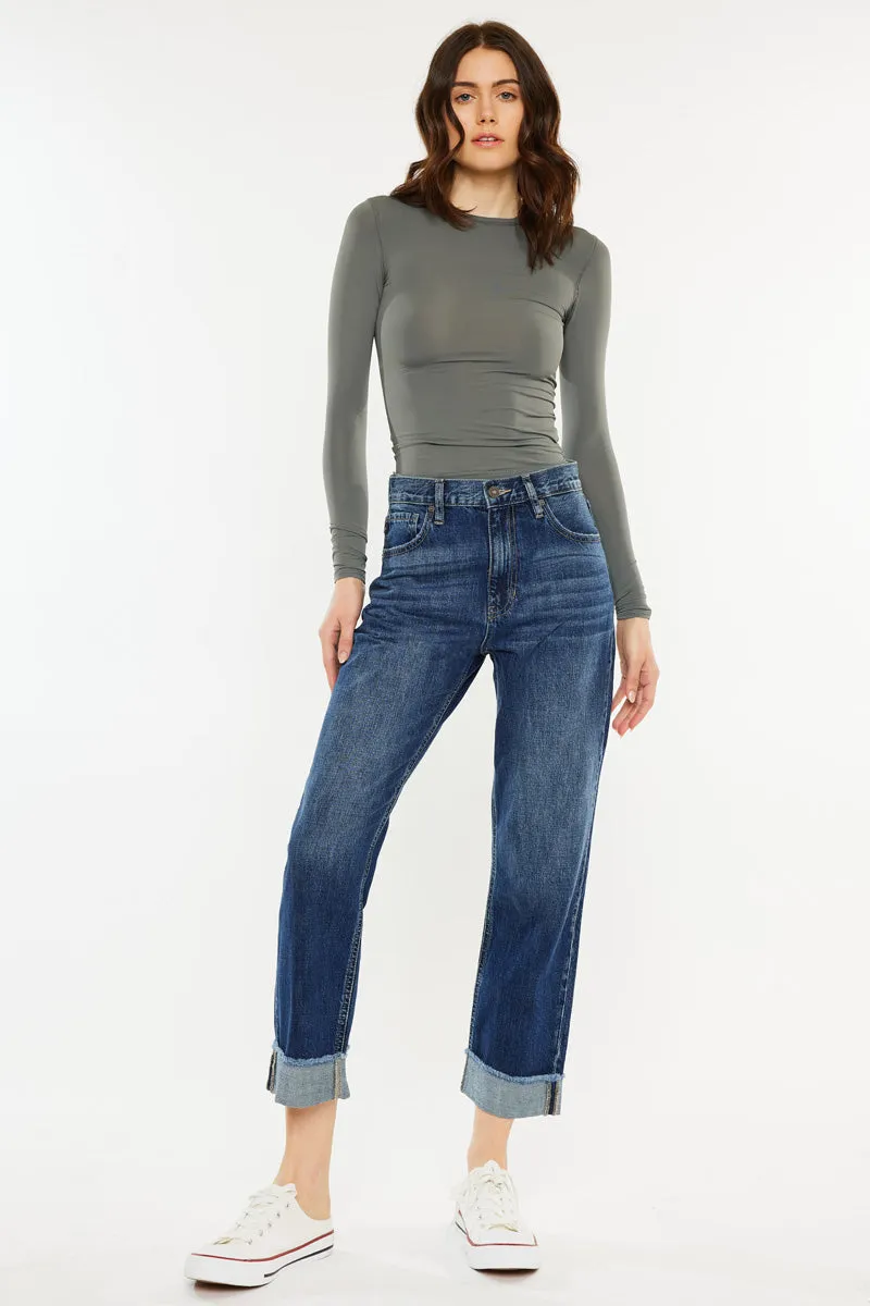 Finley High Rise Straight Leg Jeans