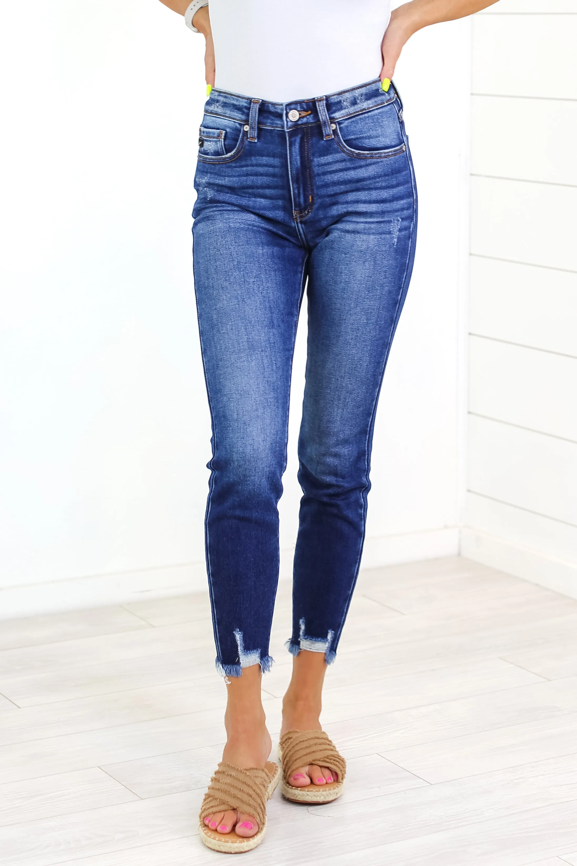 Fox High Rise Ankle Skinny - 2 Colors