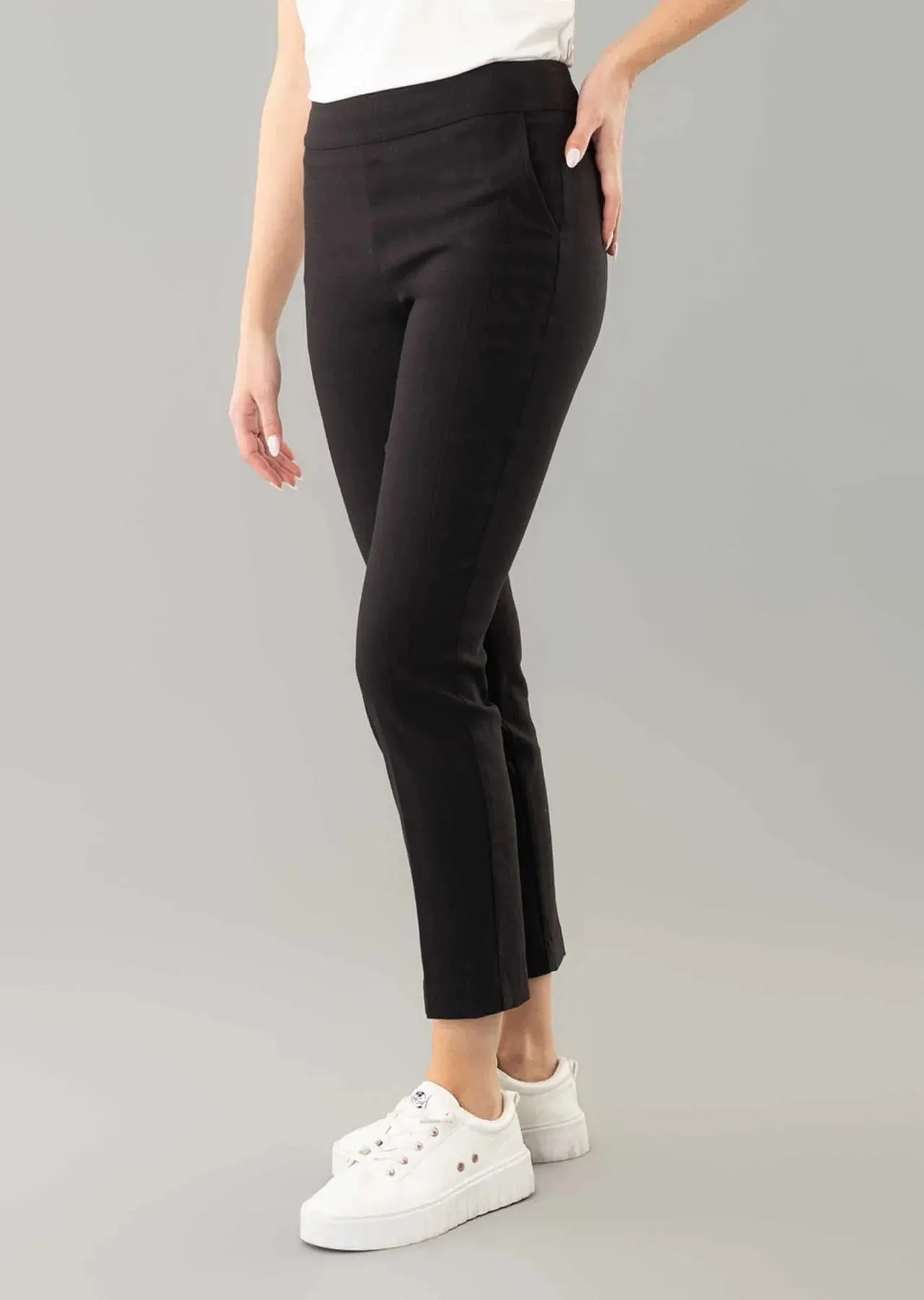 Lisette Textured Ankle Pant