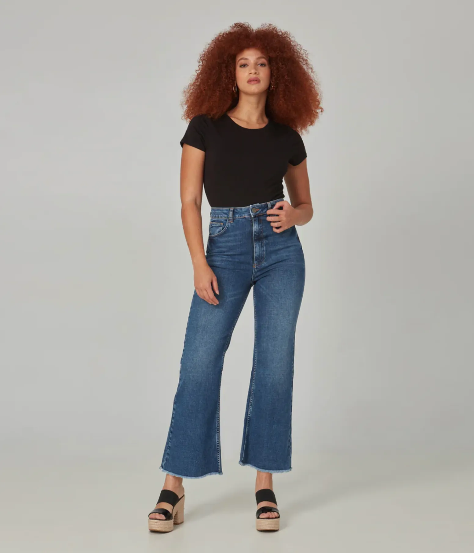 Lola Stevie jeans, high-rise flare