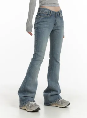 Low Waist Bootcut Jeans CA402