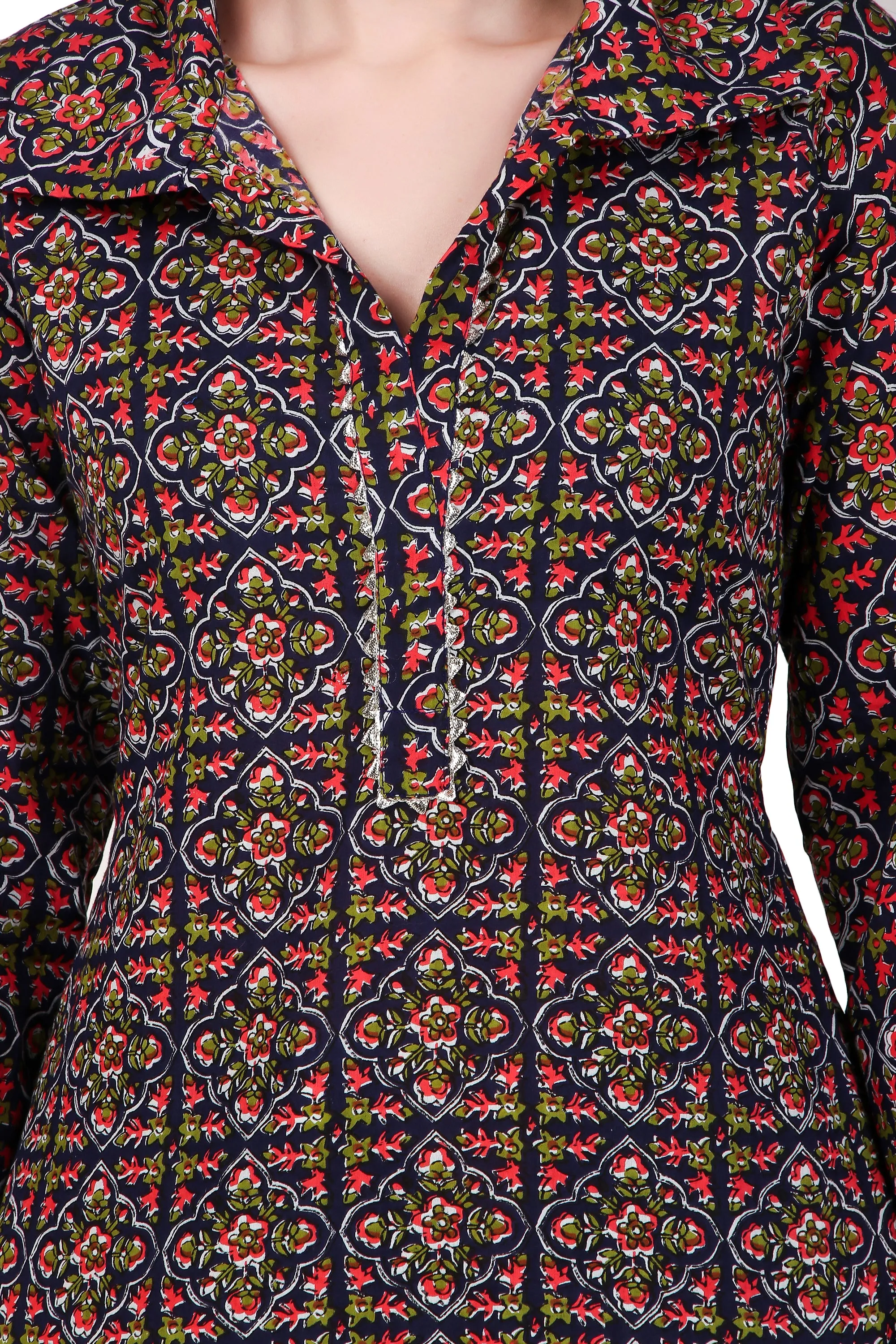 Magnetism printed Cotton Kurti for Women