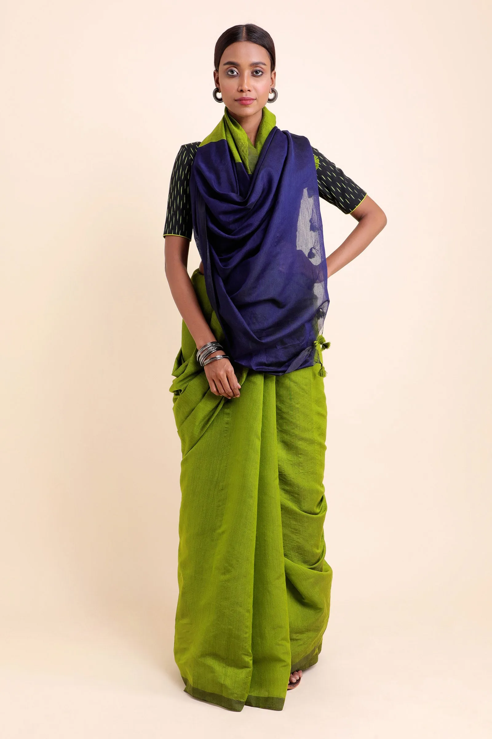 Meadow Cotton Silk Saree