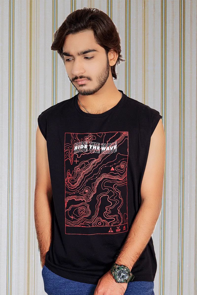 Men T-Shirt Black