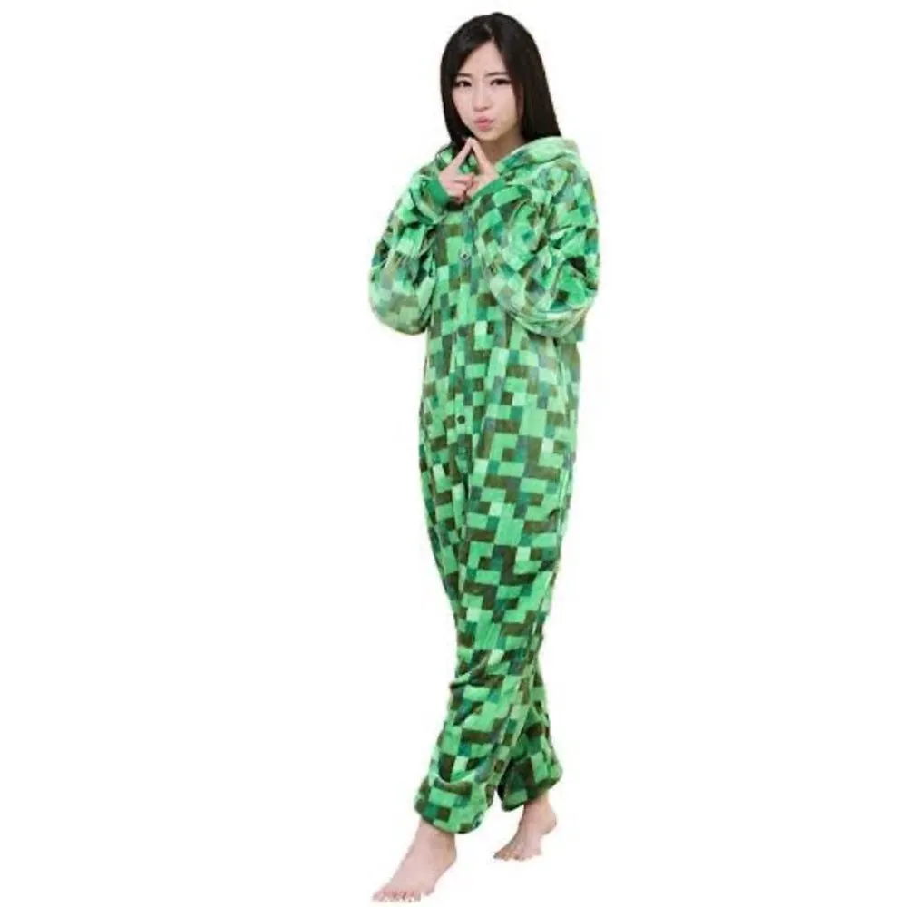 Minecraft Creeper Adult Onesie