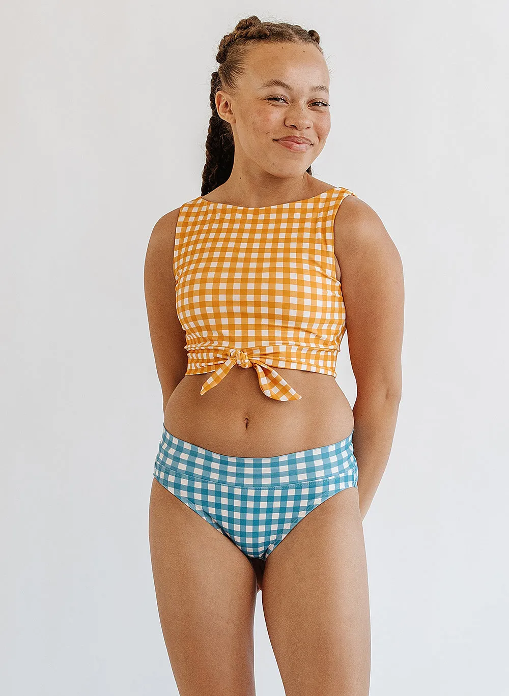 Ocean Gingham Classic Bottom