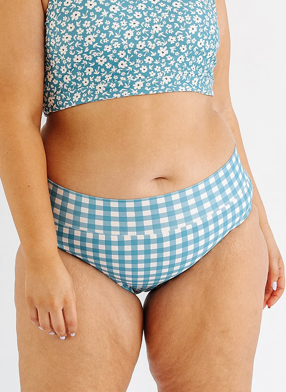 Ocean Gingham Classic Bottom