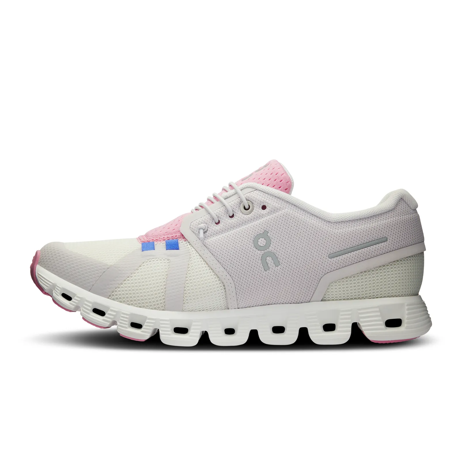 On Running Cloud 5 Push Running Shoe (Women) - Ivory/Blossom