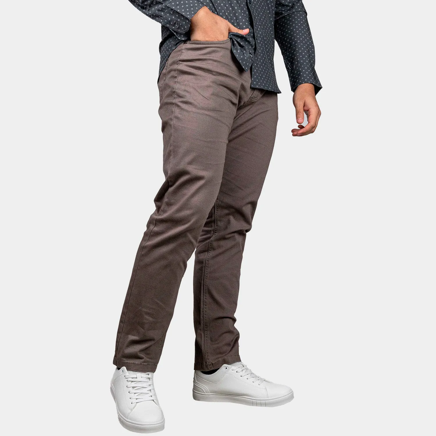 Pantalon 5 Bolsillos Casual Para Hombre