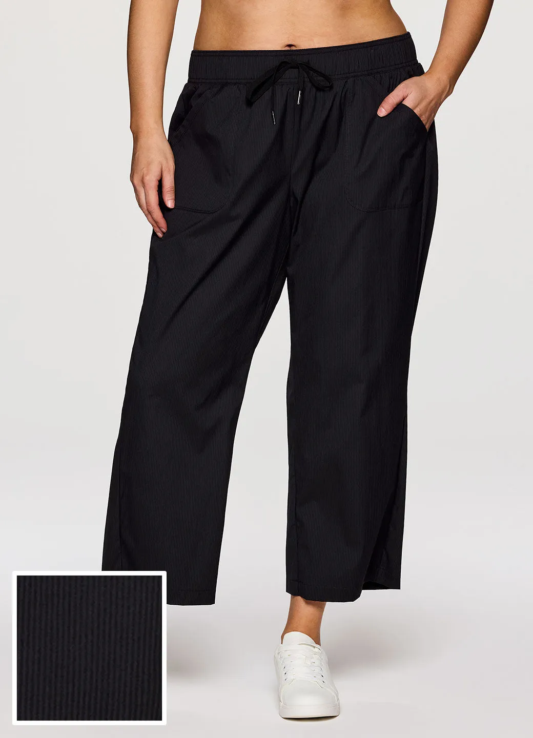 Plus Birdie Textured Ankle Pant