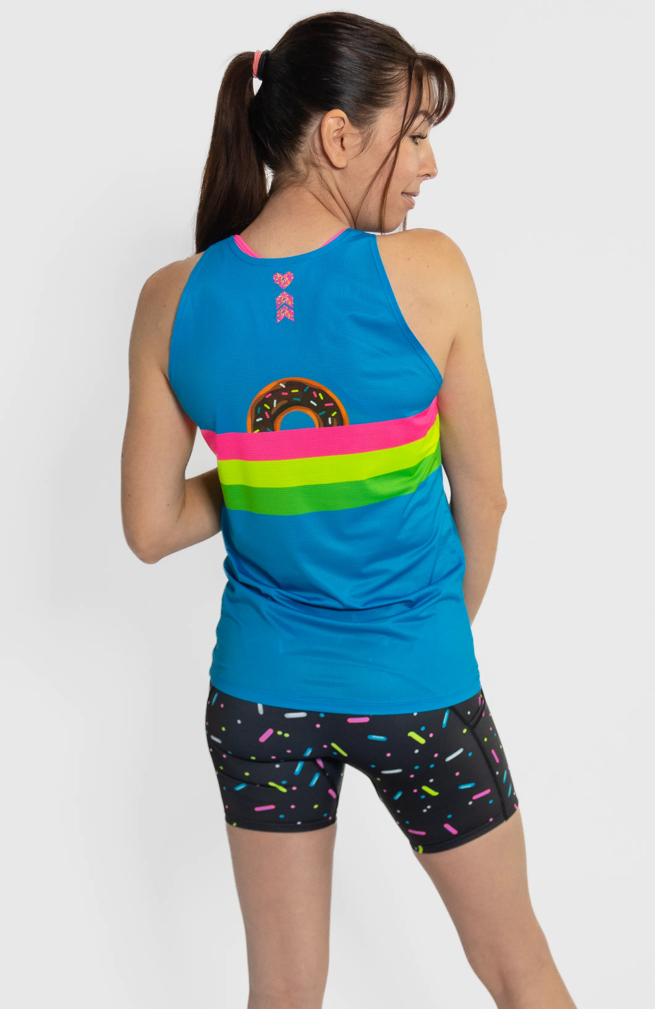 Powered By Donuts Women's Running Singlet