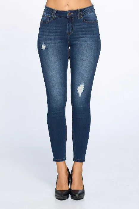 Push Up Ankle Skinny Jeans - EP3241