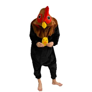 Rooster Adult Onesie