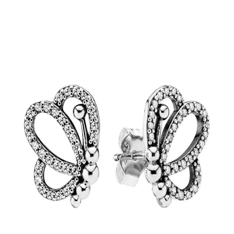 Sterling Pearl Hoop Earrings For Women