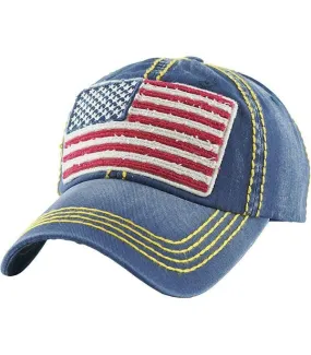 USA Vintage distressed hat