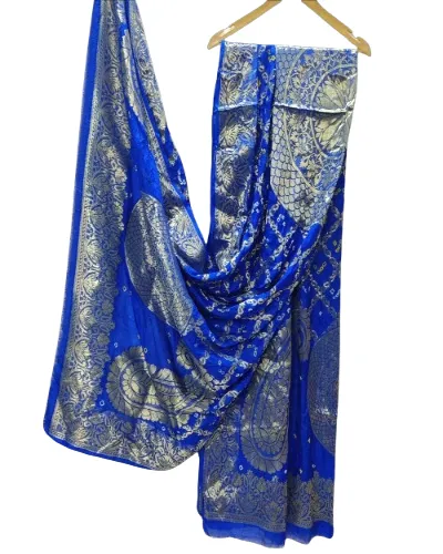 Women Bandhej Jacquard Silk Dupattas