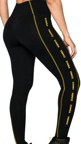 Zumba Bold High Waisted Ankle Leggings (Special Order)