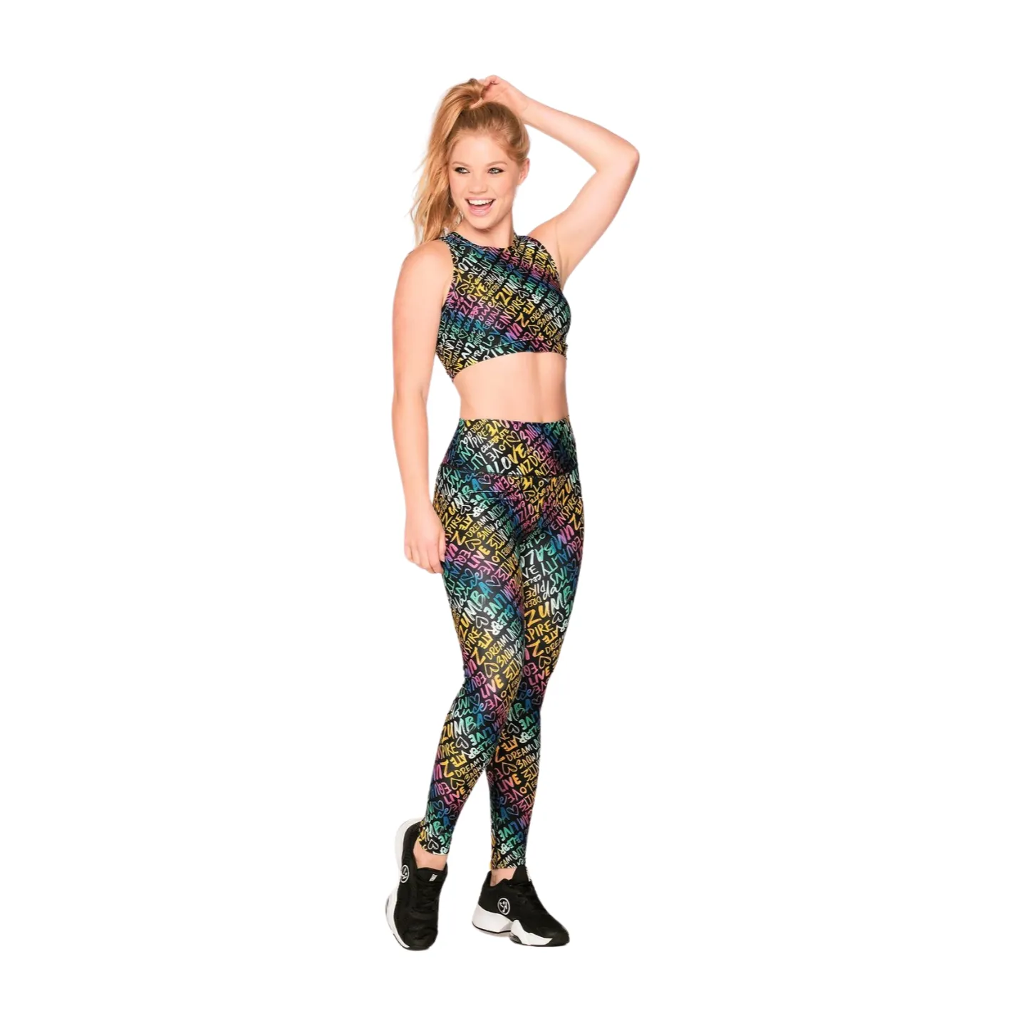 Zumba Joy High Waisted Ankle Leggings (Special Order)